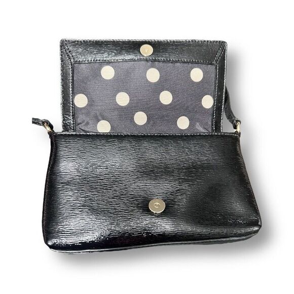 Kate Spade New York Cedar Street Patent Aster Crossbody Bag Black - Picture 10 of 14